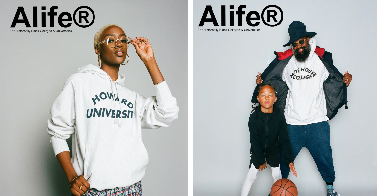 Alife, Champion, for License Outfitters HBCU | Team Urban Global Merch
