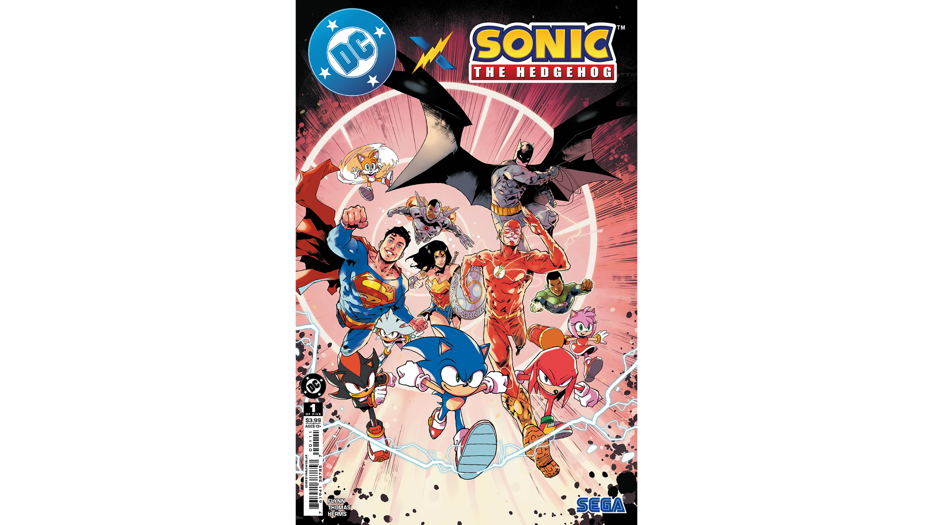 Justice League and Sonic the Hedgehog Comic Announced