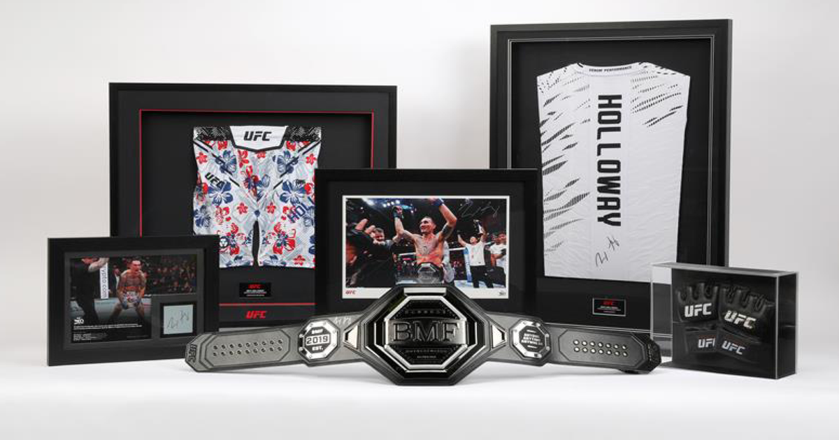 UFC Collectibles Unveils Max Holloway Signed Memorabilia Collection