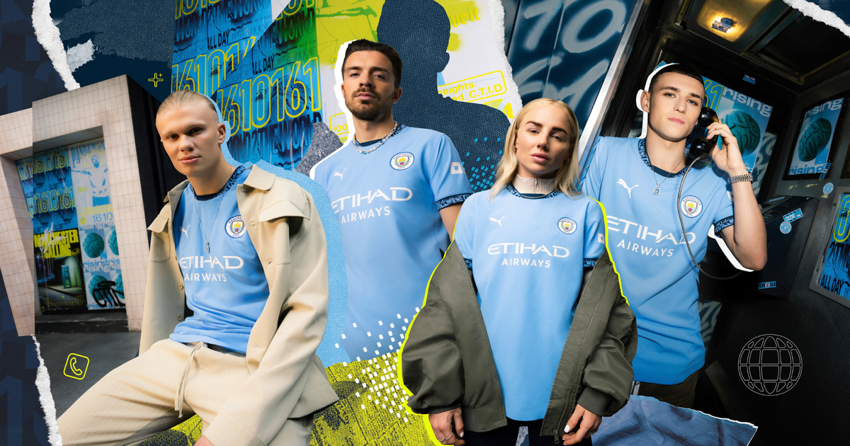PUMA x Manchester City Unveil 24 25 Home Kit with Fortnite Integration