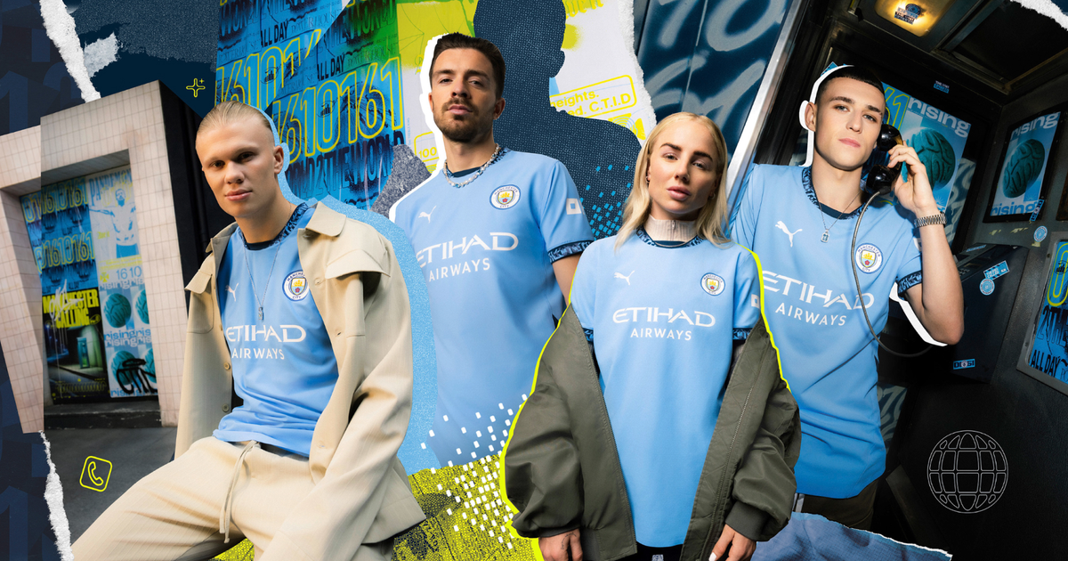 PUMA x Manchester City Unveil 24 25 Home Kit with Fortnite Integration