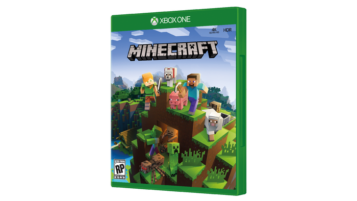 Minecraft game on Xbox 360