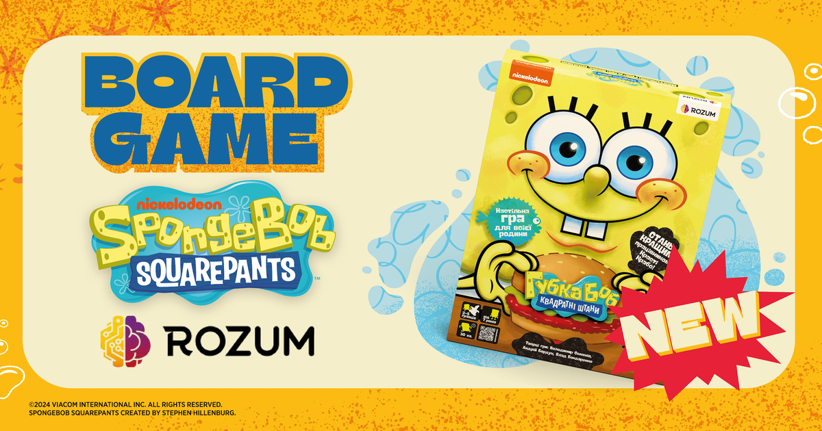‘SpongeBob’ Board Game Launched in Ukraine by Rozm