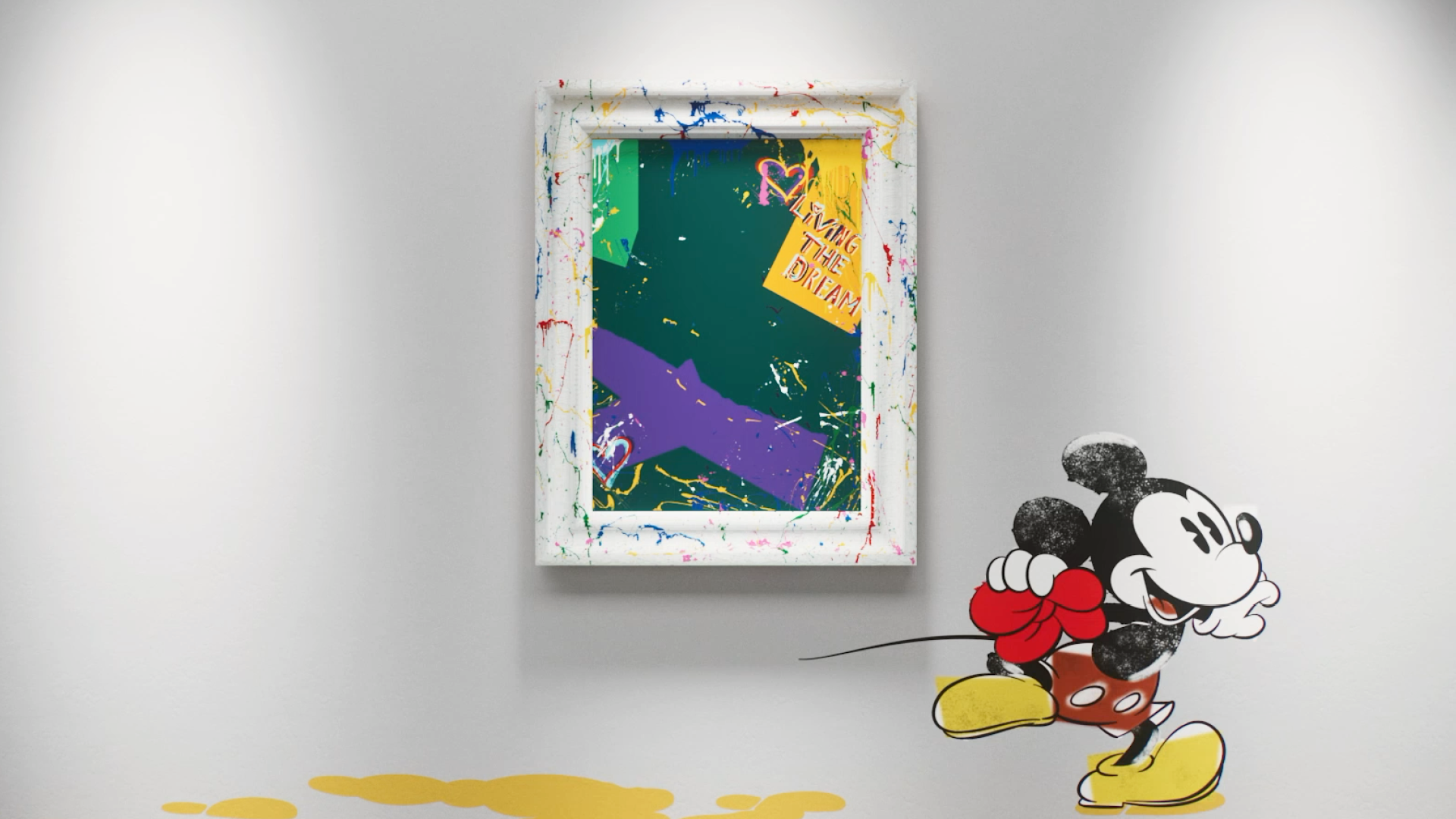 Mr Brainwash Partners with Disney for Art Collection