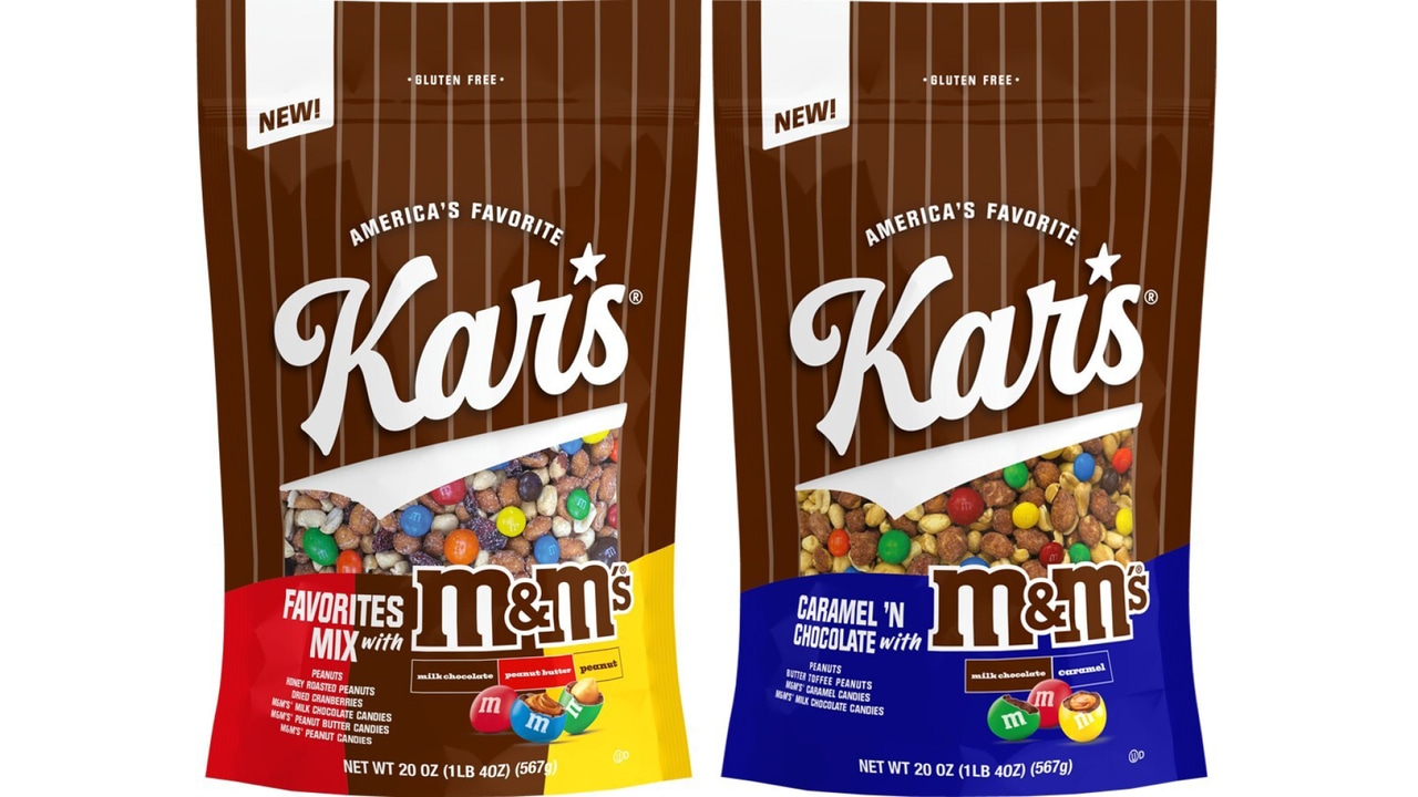 Kars S Kar’s Nuts Unveils M&M’S Co-Branded Trail Mix Line