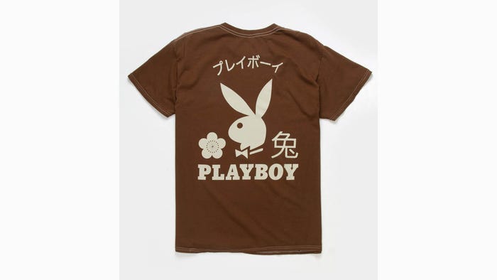 Merch Traffic’s line of Playboy T-shirts.