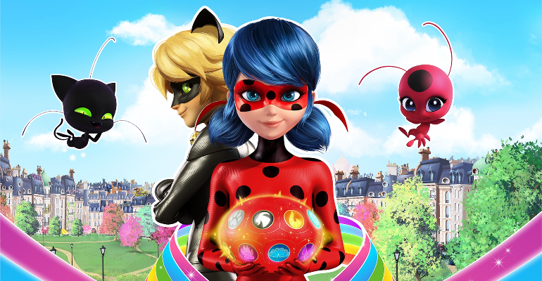 P.M.I. Miraculous Ladybug Collectible Figures, 12 Ladybug