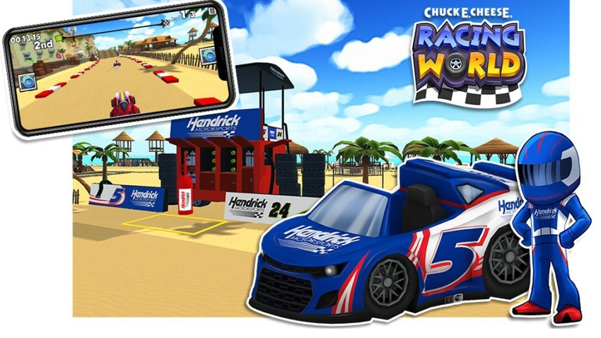 “Chuck E. Cheese Racing World” mobile game