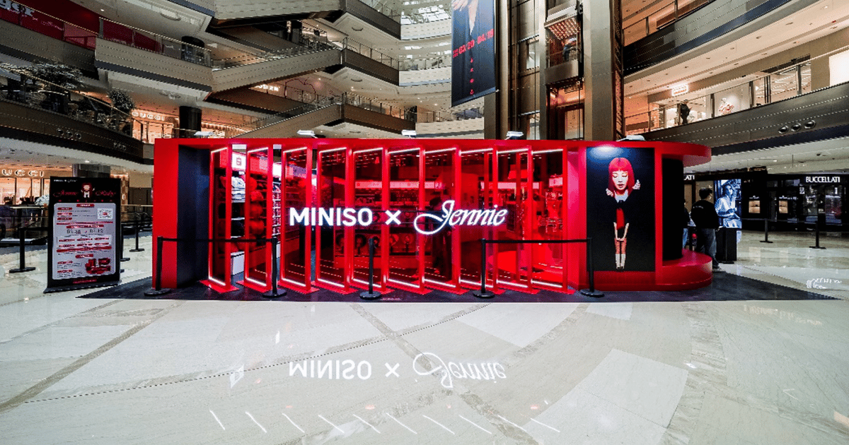 MINISO x Jennie 'Ruby' PopUp Launches New Collection in Shanghai
