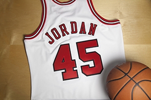 Jordan 45 jersey hot sale mitchell and ness