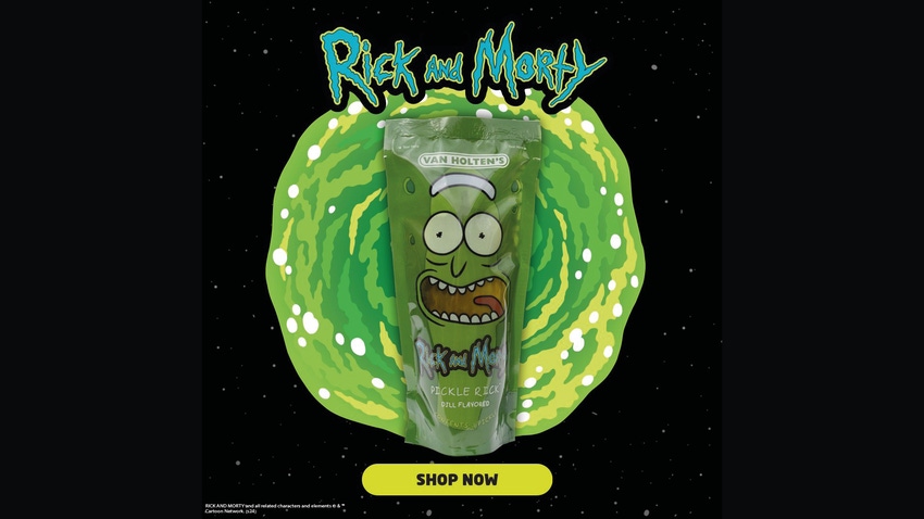 The Pickle Rick Pickle-In-A-Pouch