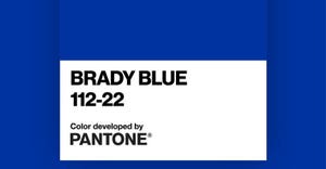 A Brady Blue sample