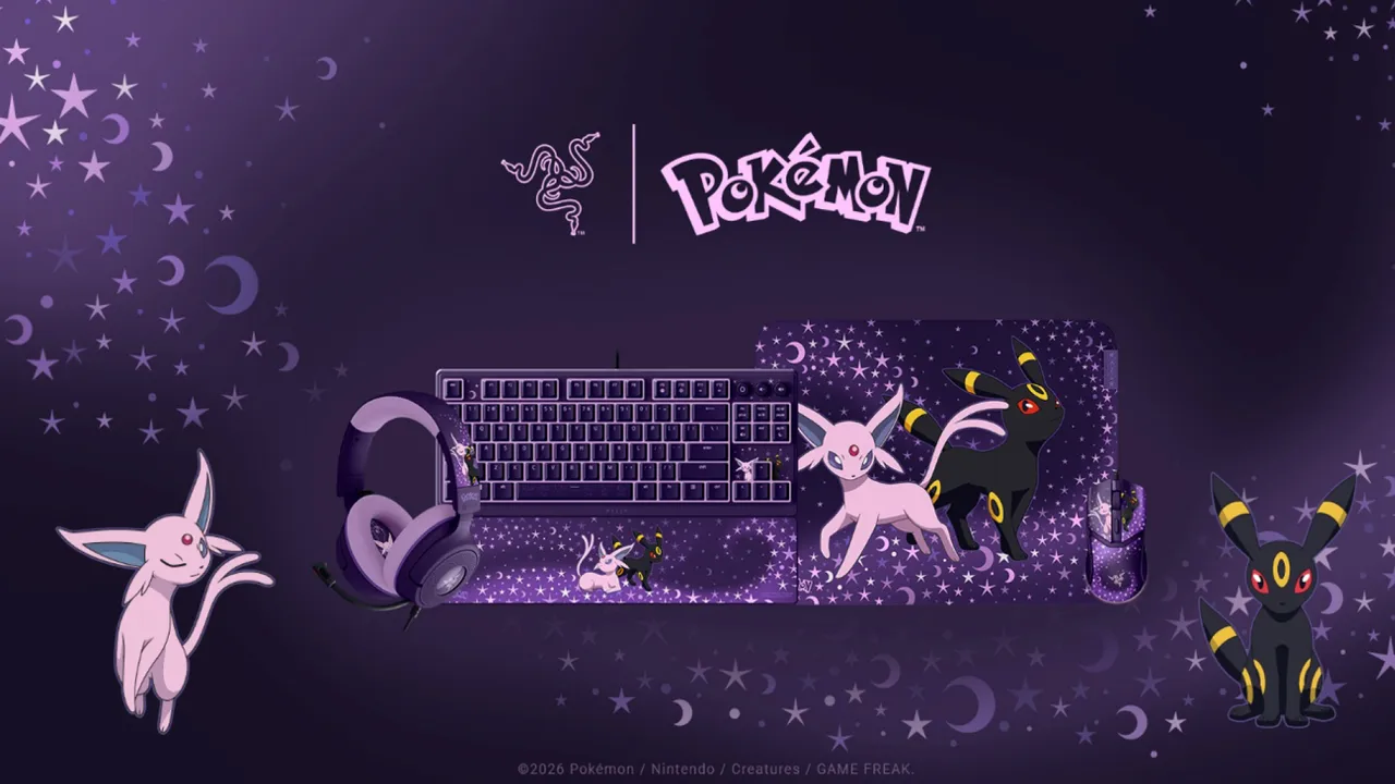 Razer x Espeon and Umbreon Collection