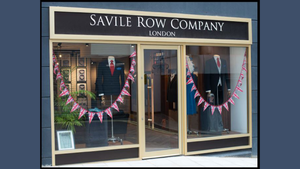 Savile Row storefront. 