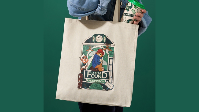 Tote bag from Lost & Found Paddington collection, The Copyrights Group