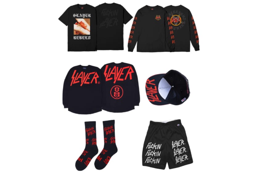 Global Merchandising, Rebel 8 Rock Out with Slayer Collab Global Merchandising, Rebel 8 Rock Out with Slayer Collab