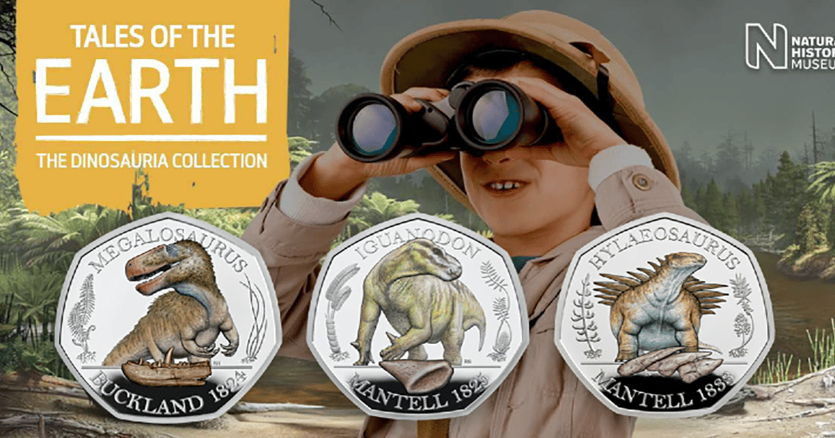 NHM, The Royal Mint Launch Final Dinosauria Coin