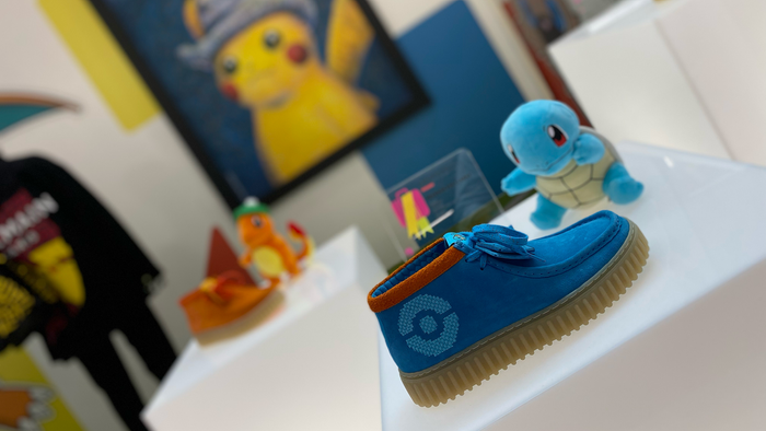 Pokémon products from Balmain and Clarks to Leoni's range of intricately crafted collectibles