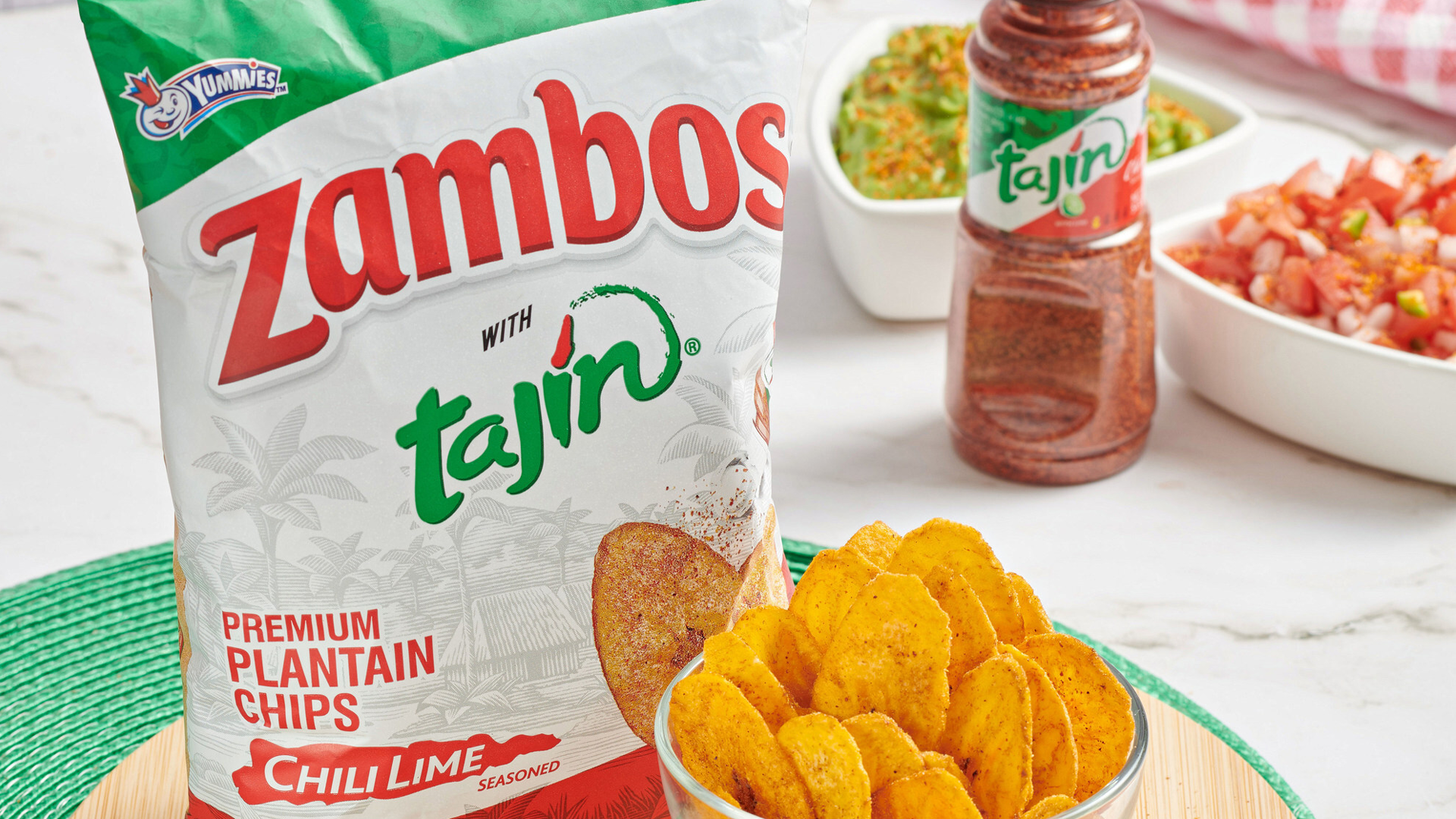 Saborian And The Los 『 Something's ～ 』 Zambos and Tajín Launch Chile-Lime Flavored Plantain Chips