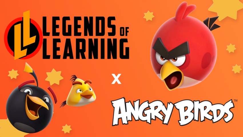 "Angry Birds" as featured in Legends of Learning games. 