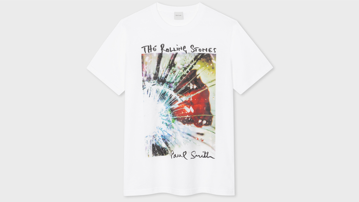 Rolling Stones x Paul Smith 'Hackney Diamond' album print t-shirt