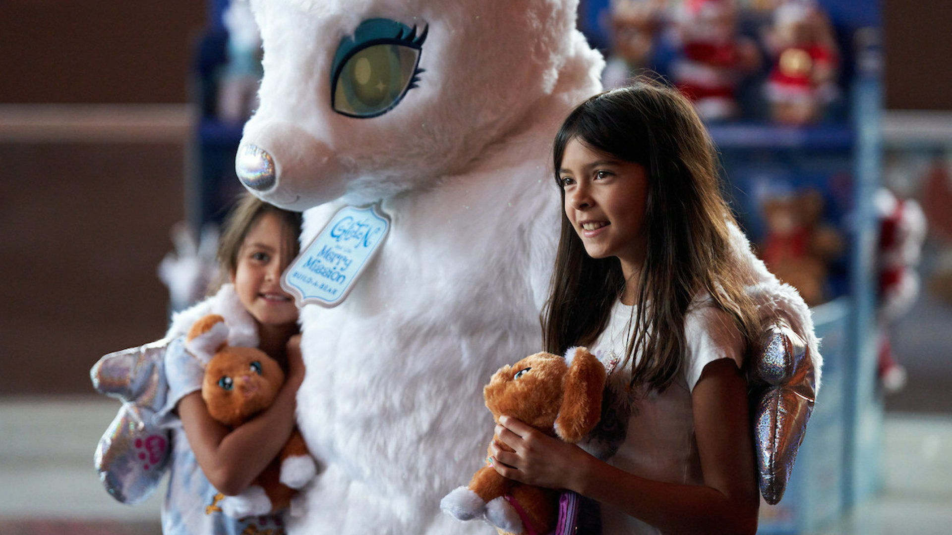 Build-A-Bear Glisten and The Merry Mission Glisten Plush Stuffed Animal in White