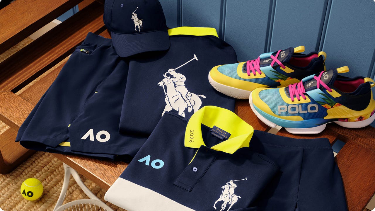 The Australian Open lifestyle clothing range from Ralph Lauren The Australian Open lifestyle clothing range from Ralph Lauren