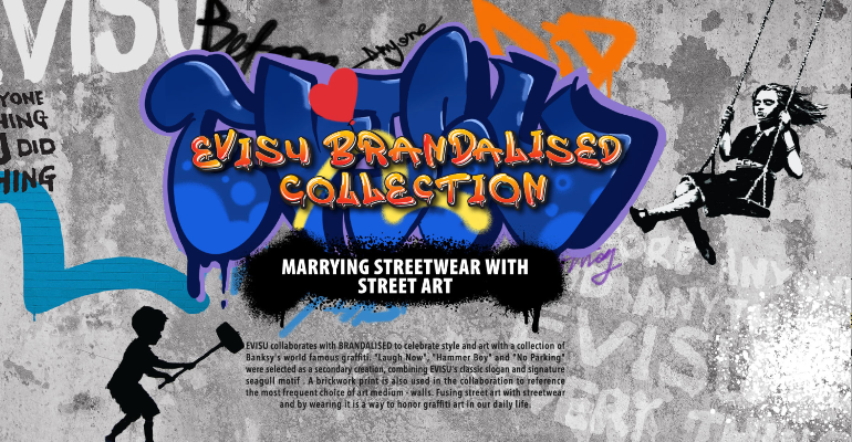 Brandalised Tags Evisu for Banksy Gear | License Global
