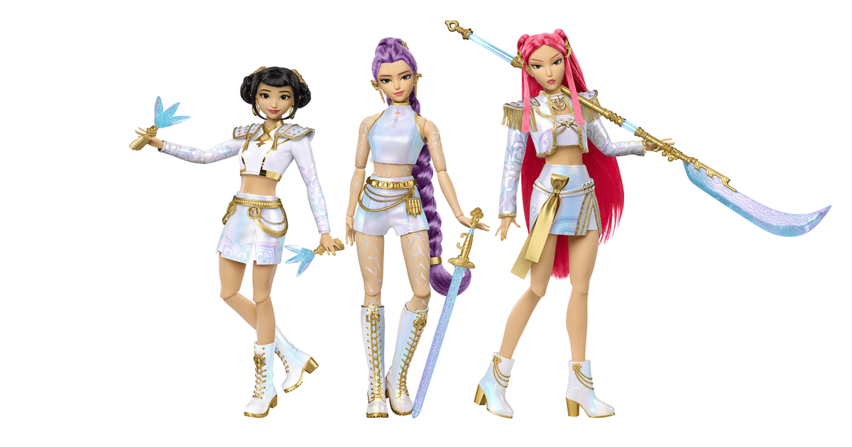 Mattel Launches 'KPop Demon Hunters' Fashion Dolls