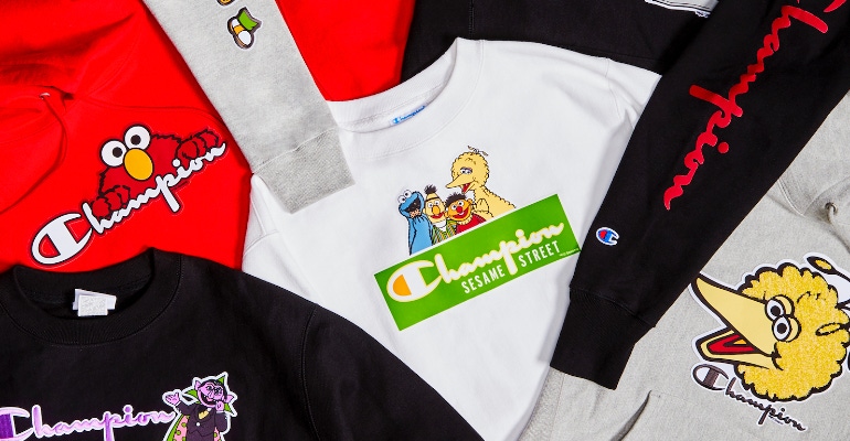 Champion, 'Sesame Street' Link for Athleticwear