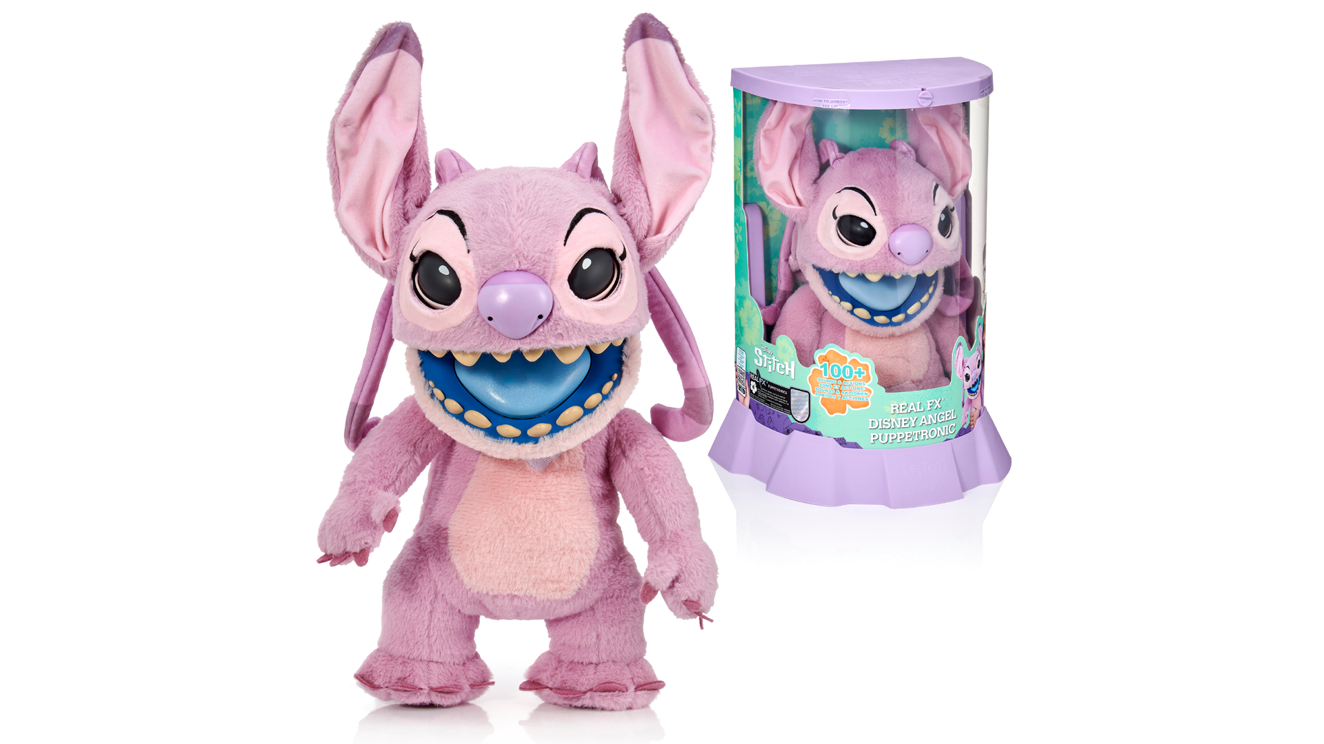 リアルFX ディズニー エンジェル スティッチ Wow stuff! fI8B Amazon.com: WOW! Stuff Disney Stitch Puppetronic by RealFX | Looks