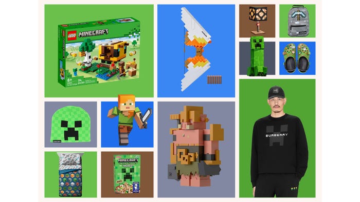 Minecraft multi-product shot