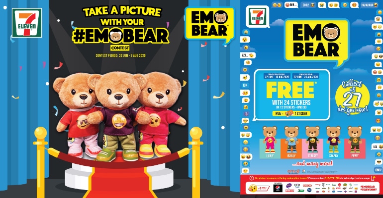Emoji 7 Eleven Unleash Collectable EmoBear License Global