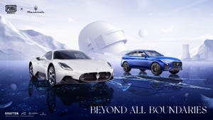 Maserati vehicles as featured in PUBG Mobile. 