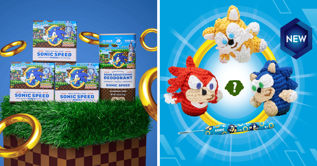Sonic Collabs with Dr. Squatch and The Woobles