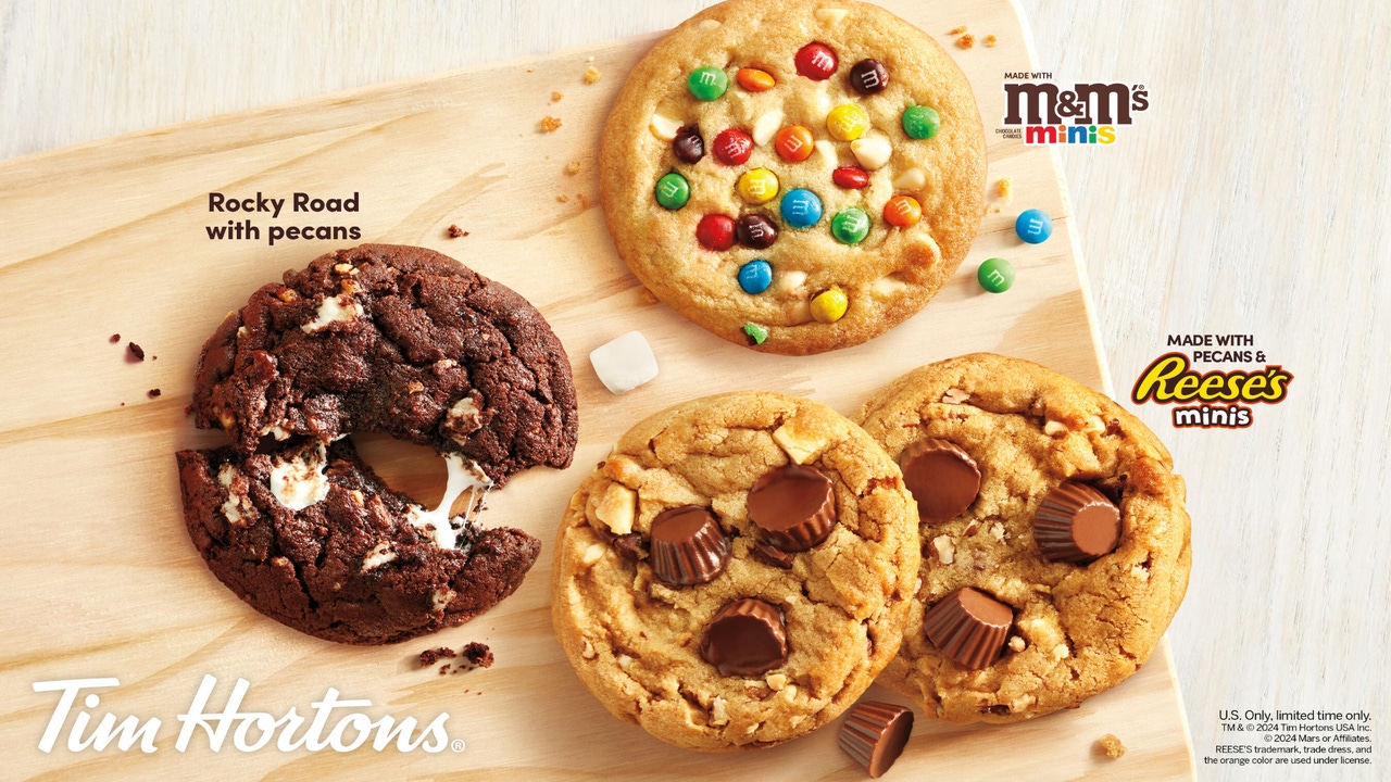Tim Hortons Launches Dream Cookies Featuring Mini Candies