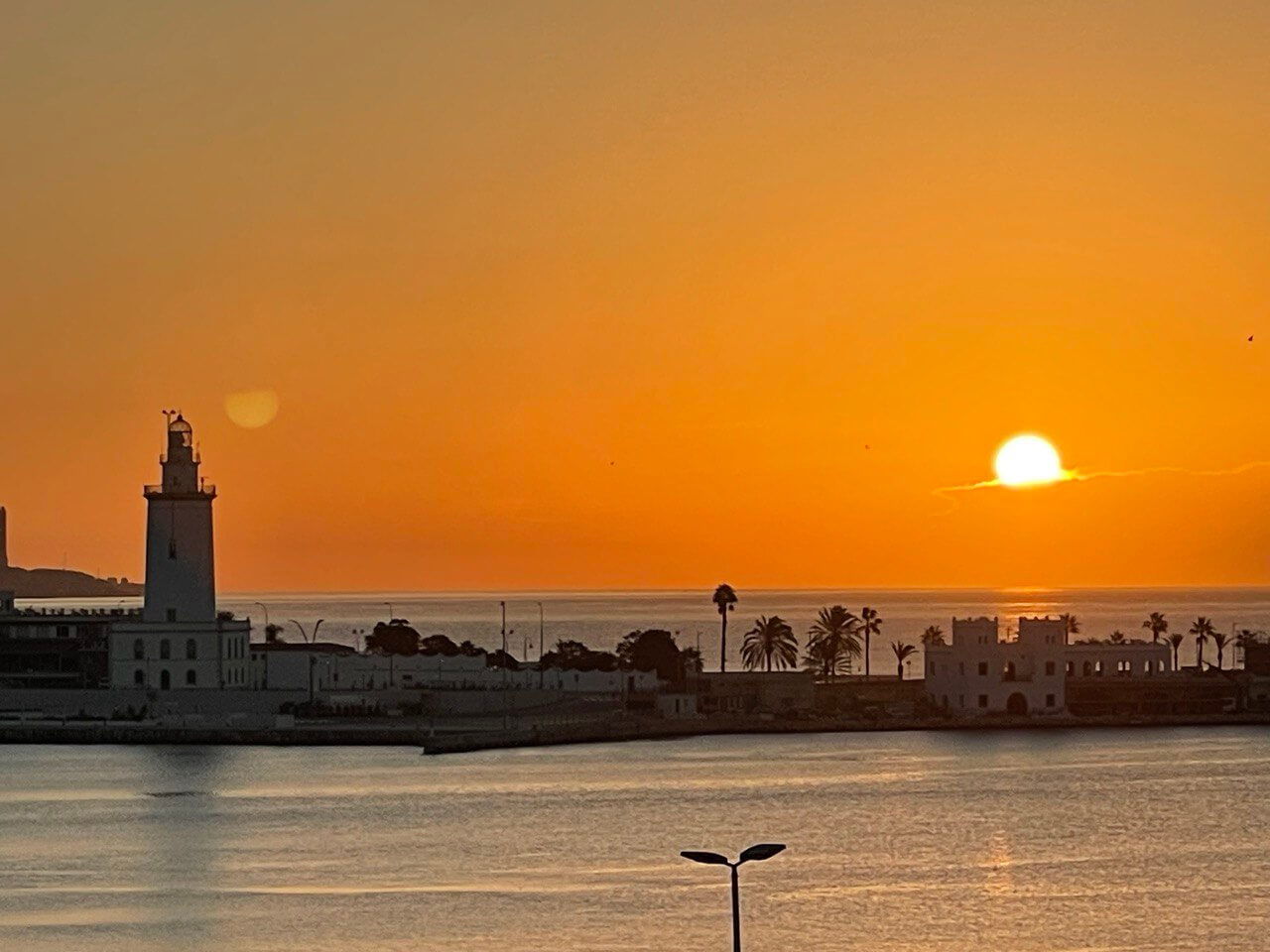 Malaga sea view