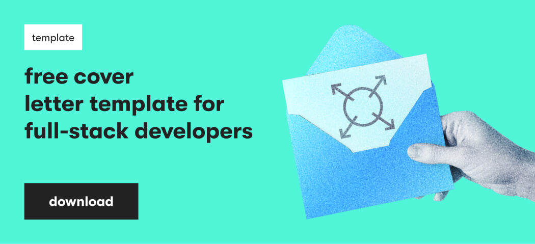 cover letter examples full stack developer