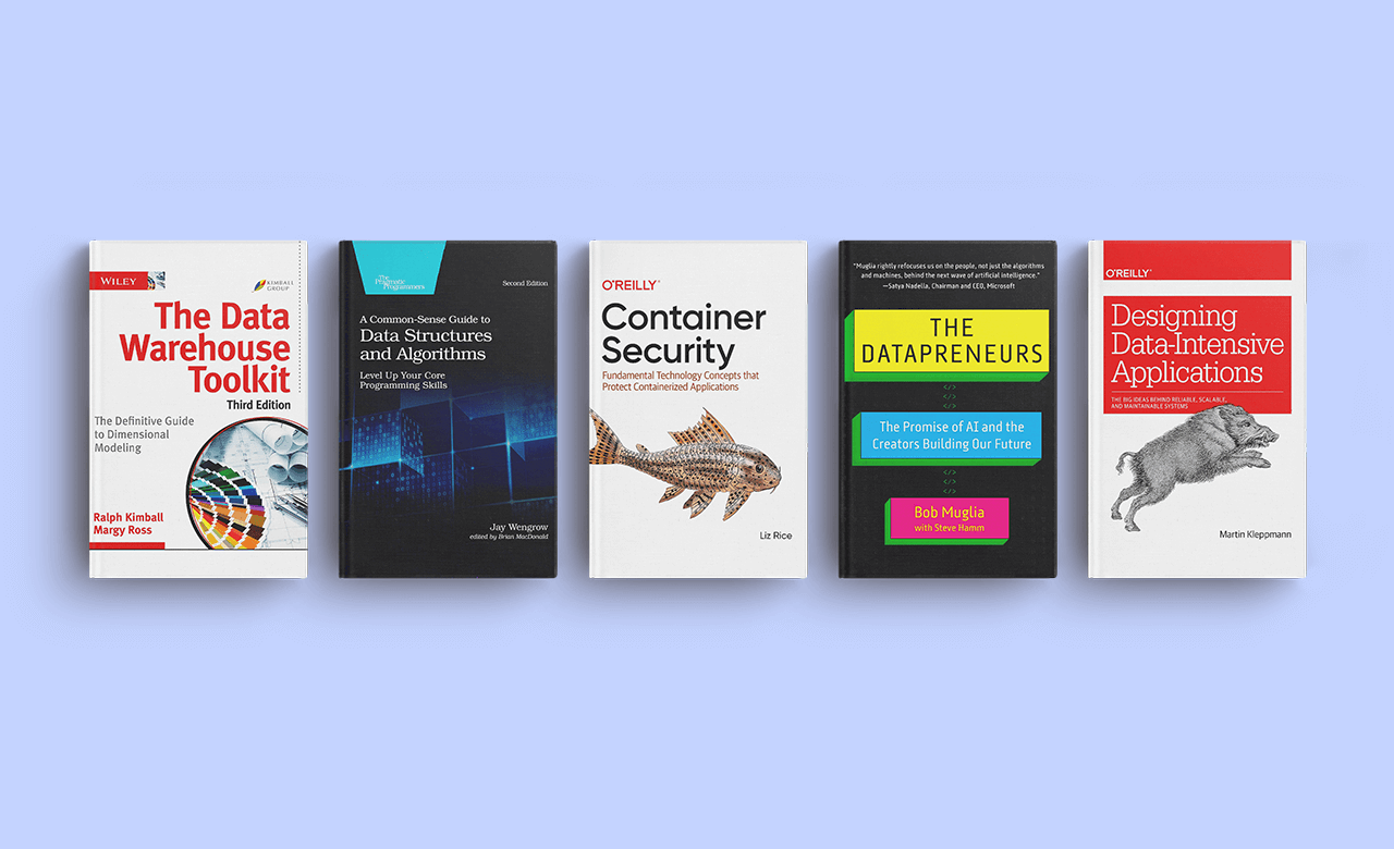 Top 5 books for data engineering