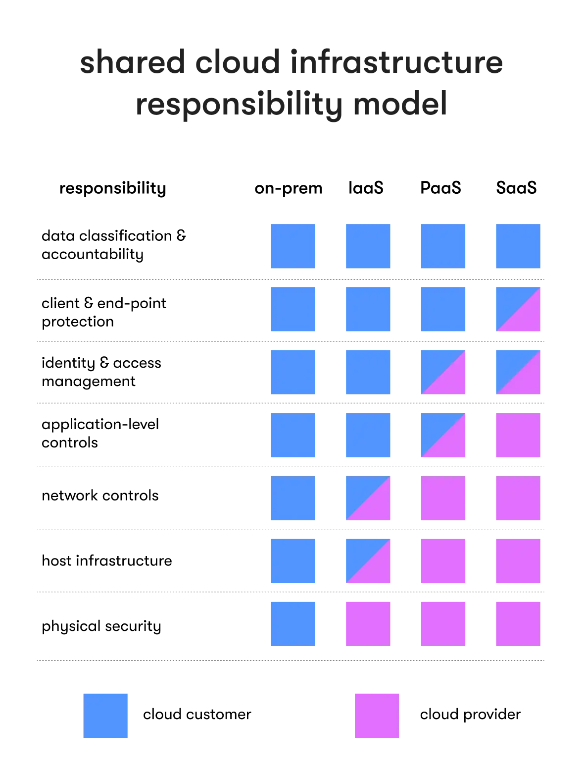 cloud computing and cybersecurity: shared cloud infrastructure responsibility model