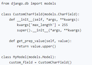 custom model fields in Django