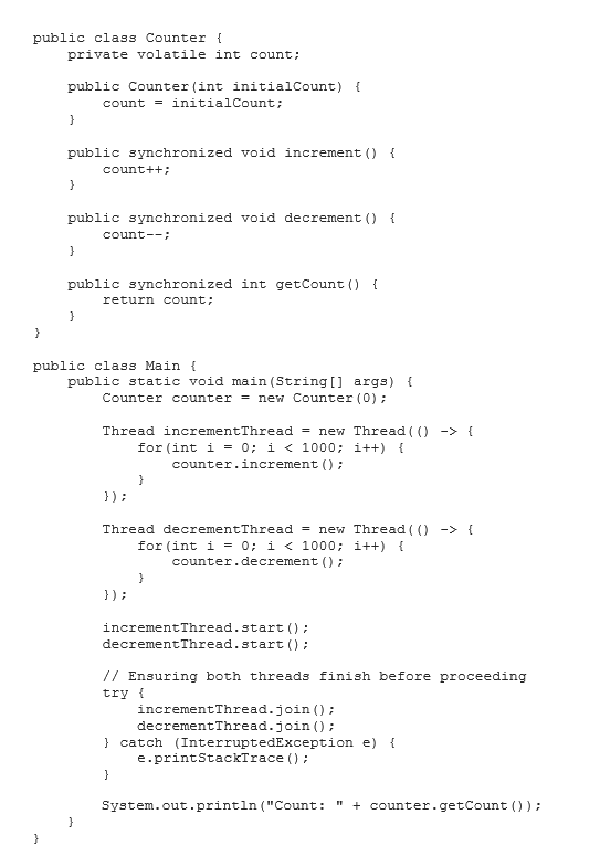 Пример на Java с инкапсуляцией и ограничением на доступ к изменяемому состоянию