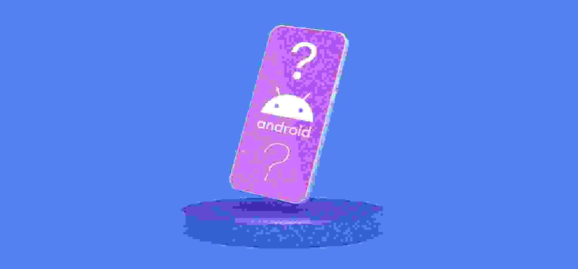 Android phone illustration