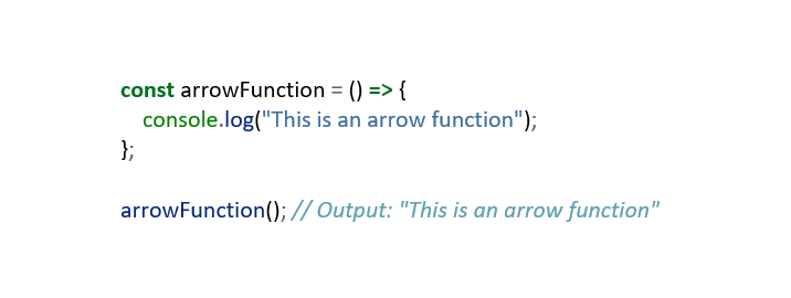 Arrow Function