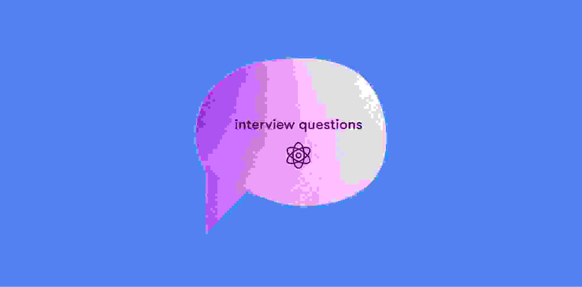 Nube de discurso rosa con palabras preguntas de entrevista