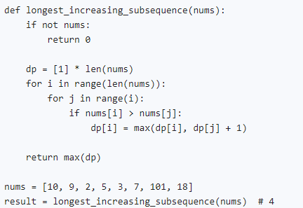 How would you find the longest increasing subsequence in a list of integers