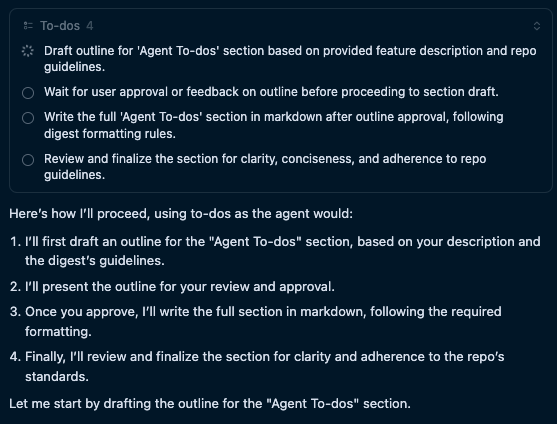 Cursor to-do list example