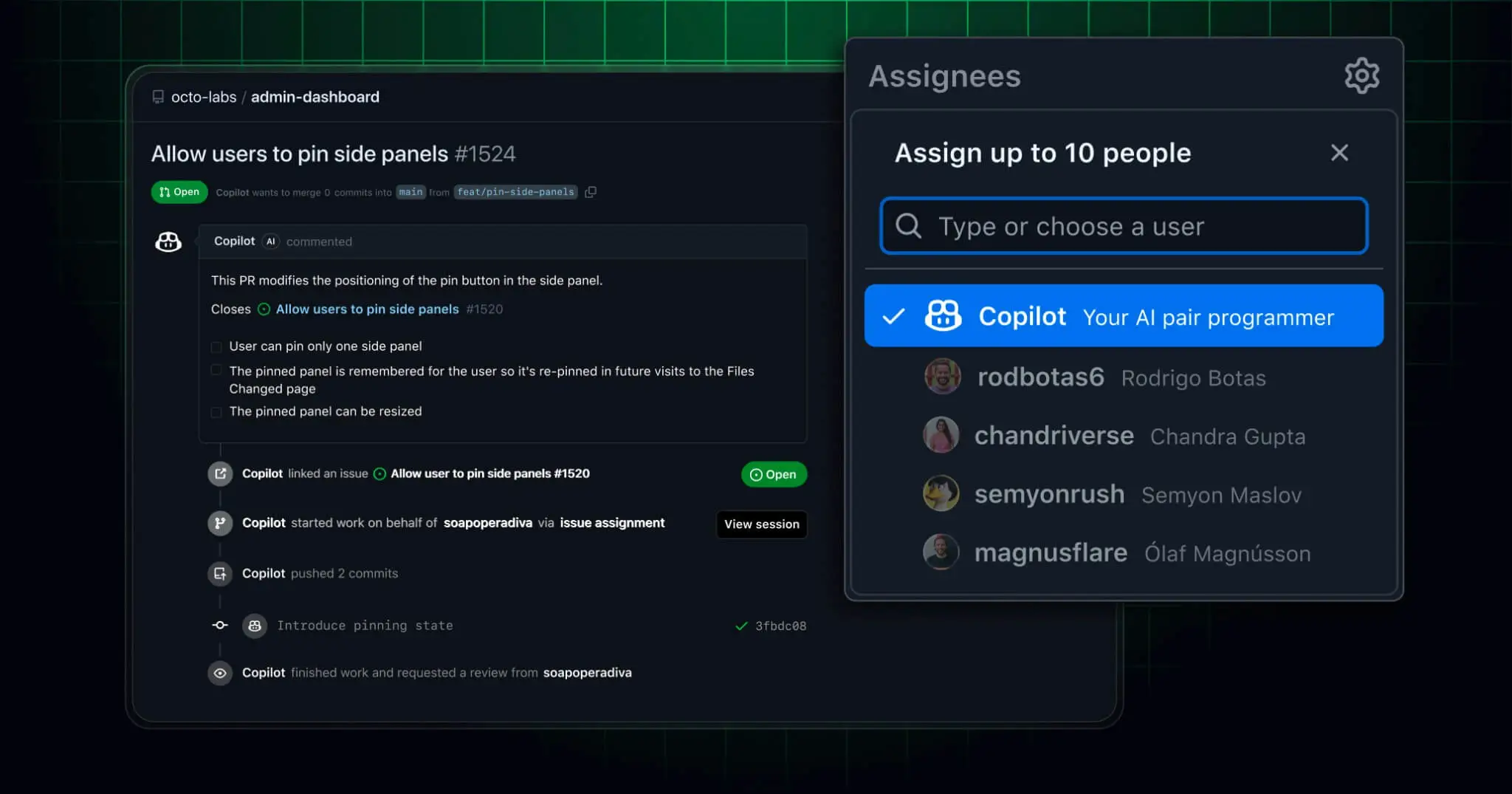 GitHub Copilot coding agent