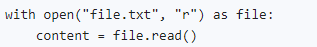 Example of `__enter__()` and `__exit__()` methods