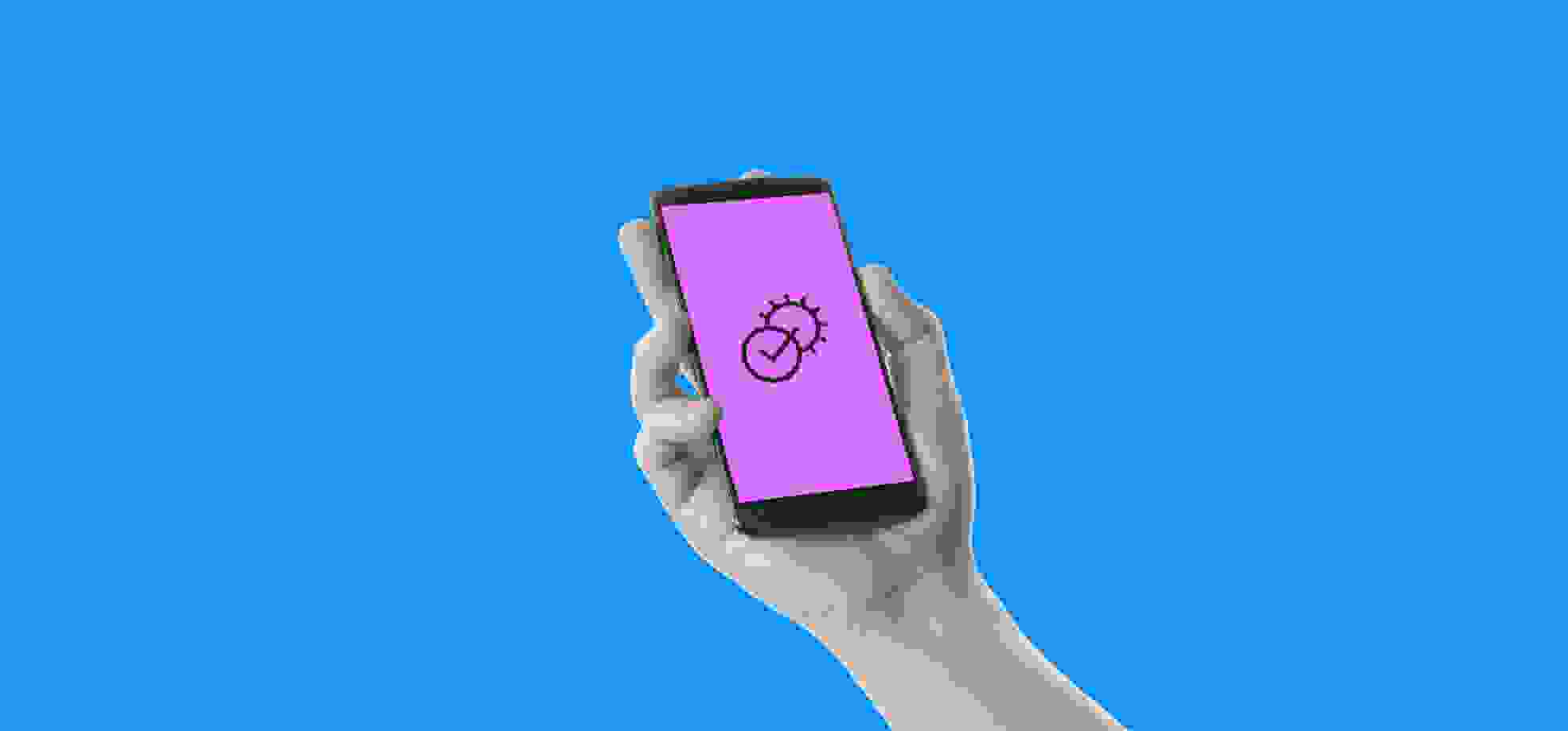 Smartphone in a hand